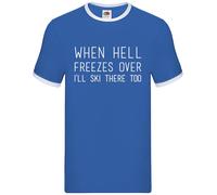 When Hell Freezes Over Sci - Uomo Suoneria - Sciatore Divertente Sport Regalo