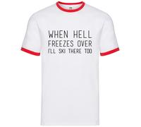 When Hell Freezes Over Sci - Uomo Suoneria - Sciatore Divertente Sport Regalo