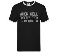 When Hell Freezes Over Sci - Uomo Suoneria - Sciatore Divertente Sport Regalo