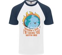 When I Die Divertente Climate Change DA UOMO S/S Baseball T-Shirt