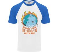 When I Die Divertente Climate Change DA UOMO S/S Baseball T-Shirt