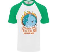 When I Die Divertente Climate Change DA UOMO S/S Baseball T-Shirt