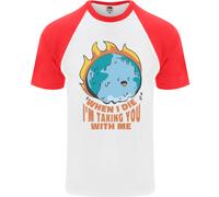 When I Die Divertente Climate Change DA UOMO S/S Baseball T-Shirt