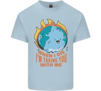 When I Die Divertente Climate Change T-Shirt Ragazzi Ragazze