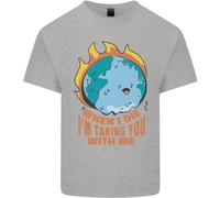 When I Die Divertente Climate Change T-Shirt Ragazzi Ragazze