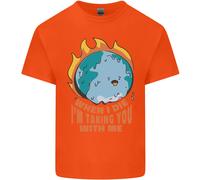 When I Die Divertente Climate Change T-Shirt Ragazzi Ragazze