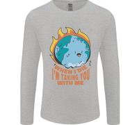 When I Die Divertente Climate Change Uomo Maniche