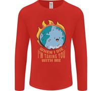 When I Die Divertente Climate Change Uomo Maniche