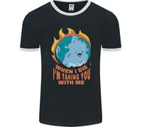 When I Die Divertente Climate Change Uomo Ringer Fotl