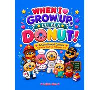 When I Grow Up, I'll Be a Donut!: A Cute Kawaii Careers Coloring Book for Kids Ages 3-6