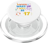 When I Wake Up I Will Be 17 Diciassette Ragazzi Compleanno Gamer PopSockets PopGrip per MagSafe