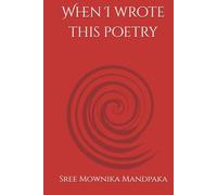 When I wrote this poetry