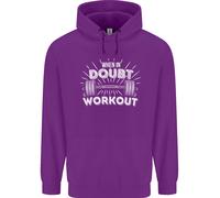 When IN Doubt Allenamento Palestra Allenamento Uomo Felpa