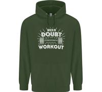 When IN Doubt Allenamento Palestra Allenamento Uomo Felpa