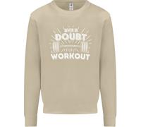When IN Doubt Allenamento Palestra Allenamento Uomo Felpa Maglione