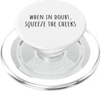 When In Doubt, Squeeze the Cheeks Exercise Humor Design PopSockets PopGrip per MagSafe