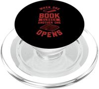 When One Book Closes Letterary Readers libro Theme Funny PopSockets PopGrip per MagSafe
