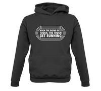 When The Going Gets Tough Il Difficile Get Corsa - Bambini Felpa Corridore 5K