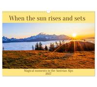 When the sun rises and sets (Wall Calendar 2027 DIN A3 landscape), CALVENDO 12 M