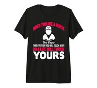 When You Are A Nurse You Know Funny Nursing Nurses Maglietta Premium
