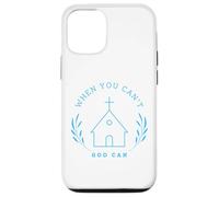 When you can't. God can. Christian Message Custodia per iPhone 12/12 Pro