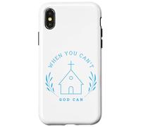 When you can't. God can. Christian Message Custodia per iPhone X/XS