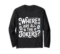 Where Are all The Jokers Mahjong Player Game |- Maglia a Manica