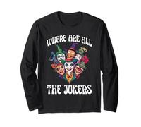 Where Are all The Jokers Mahjong Player Game - Maglia a Manica
