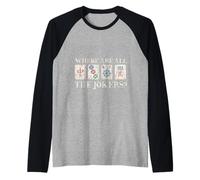 Where Are All The Jokers Mahjong Player Game Maglia con Maniche Raglan