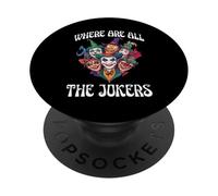 Where Are All The Jokers Mahjong Player Game - PopSockets PopGrip Adesivo