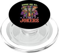 Where Are All The Jokers Mahjong Player Game - PopSockets PopGrip per MagSafe