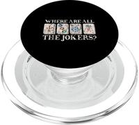Where Are All The Jokers Mahjong Player Game PopSockets PopGrip per MagSafe