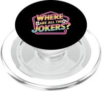 Where Are All The Jokers Mahjong Player Game - PopSockets PopGrip per MagSafe