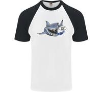 Where Are The Squali? Immersioni Diver Uomo S/S Baseball T-Shirt