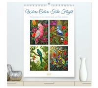 Where Colors Take Flight (High Quality Premium Wall Calendar 2027 DIN A2 portrait),CALVENDO 12 Month Wall Calendar: Colors that breathe - discover the ... bird worlds in all their natural splendor.