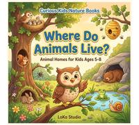 Where Do Animals Live? Animal Homes for Kids Ages 5-8: A Fun Picture Book About Nests, Burrows, Hives, Dens, and More