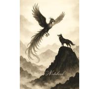 Where Fire Meets Moonlight: Mystical Watercolor Phoenix Notebook with Unique Misty Pages for Shadow Work, Manifestation, and Fantasy Writing (A5 Size, 120 Pages)