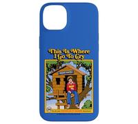 Where I Go To Cry Sarcastic Retro Vintage Funny Adult Humor Custodia per iPhone 14 Plus