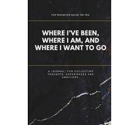 Where I’ve been, where I am, and where I want to go - A Journal, for collecting thoughts, experiences and ambitions.