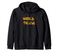 Where is The Love T-Shirt - Bold & Thought-Provoking Design Felpa con Cappuccio