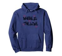 Where is the Love T-Shirt - Bold & Thought-Provoking Design Felpa con Cappuccio