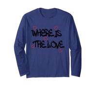 Where is the Love T-Shirt - Bold & Thought-Provoking Design Maglia a Manica