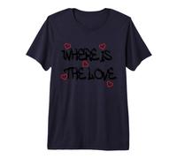 Where is The Love T-Shirt - Bold & Thought-Provoking Design Maglietta Premium