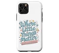 Where Little Things Matter Ostetrica Design Custodia per iPhone 11 Pro