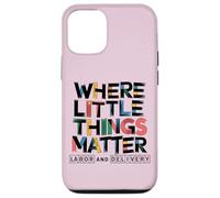 Where Little Things Matter Ostetrica Design Custodia per iPhone 12/12 Pro