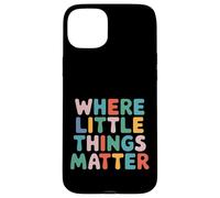 Where Little Things Matter Ostetrica Design Custodia per iPhone 15 Plus