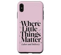 Where Little Things Matter Ostetrica Design Custodia per iPhone XS Max