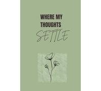 Where My Thoughts Settle: A Minimalist Journal for Reflection, Clarity, and Letting Go