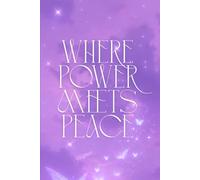 where power meets peace a gratitude journal for teens: 90 pages, paperback, 6 by 9 inches.