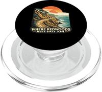 Where Redwoods Meet Salt Air California retrò PopSockets PopGrip per MagSafe